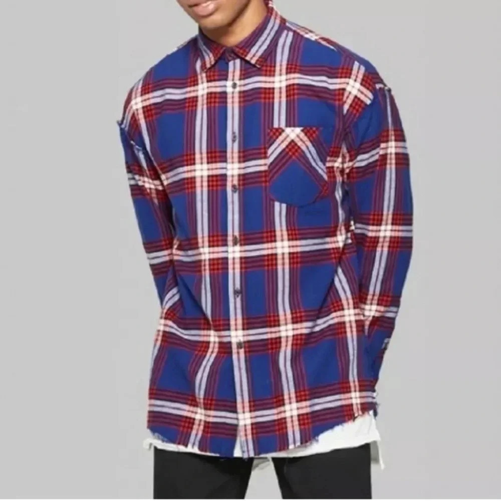 Original Use Flannel Shirt Lapis Blue Men’s Sz S New